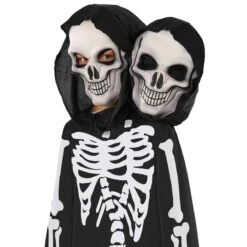 Costume Da Scheletro A Due Teste Per Bambino -Angels Face Negozio mcktsk two headed skeleton kids 04 min