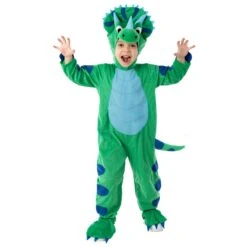 Costume Dinosauro Triceratopo Bambino -Angels Face Negozio mcktt triceratops kids amazon 02 min