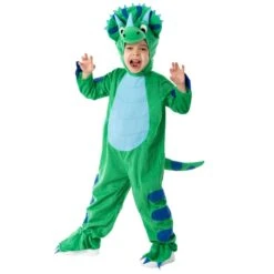 Costume Dinosauro Triceratopo Bambino -Angels Face Negozio mcktt triceratops kids amazon 06 min