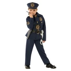 USA Police Sergeant Costume Kids -Angels Face Negozio mckupsr us police kids with radio 2