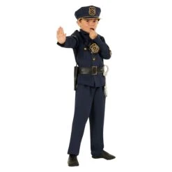 USA Police Sergeant Costume Kids -Angels Face Negozio mckupsr us police kids with radio 8
