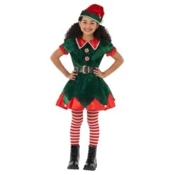 Costume Della Squadra Verde Per Bambini -Angels Face Negozio mckweg workshop elf dress kids 1