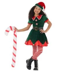 Costume Della Squadra Verde Per Bambini -Angels Face Negozio mckweg workshop elf dress kids 5