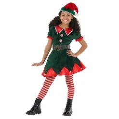 Costume Della Squadra Verde Per Bambini -Angels Face Negozio mckweg workshop elf dress kids 6