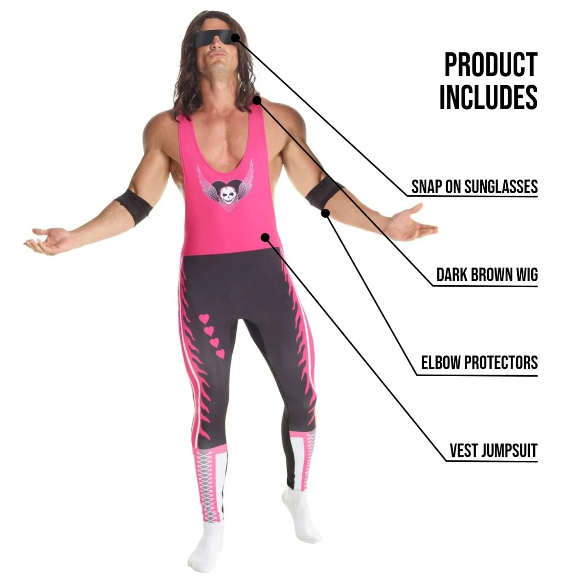 Costume Bret The Hitman Adulto 4 Costume Bret The Hitman Adulto - immagine 2