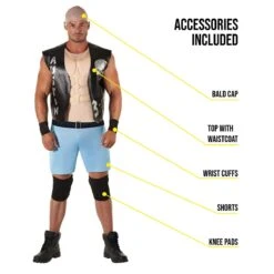 Costume Stone Cold Steve Austin Adulto 8 Costume Stone Cold Steve Austin Adulto -Angels Face Negozio mclscsa wwe stone cold steve austin feature