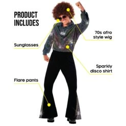 Costume Da Disco Per Uomini -Angels Face Negozio mcmddc disco dude costume adult 3