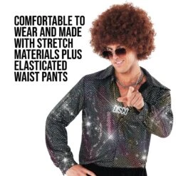 Costume Da Disco Per Uomini -Angels Face Negozio mcmddc disco dude costume adult 5