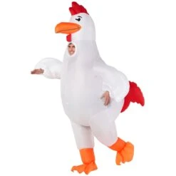Costume Da Pollo Gigante Gonfiabile Per Uomo -Angels Face Negozio mcmgick giant inflatable chicken adult 01
