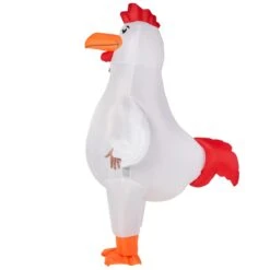 Costume Da Pollo Gigante Gonfiabile Per Uomo -Angels Face Negozio mcmgick giant inflatable chicken adult 03
