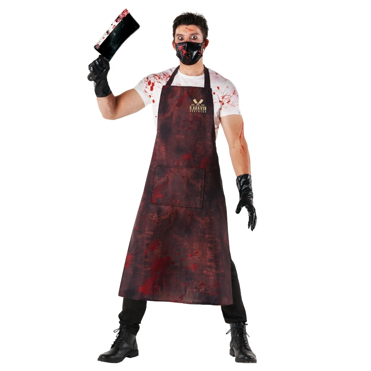 Mens Killer Butcher Costume 10 Mens Killer Butcher Costume - immagine 8