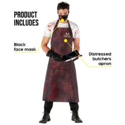 Mens Killer Butcher Costume 14 Mens Killer Butcher Costume -Angels Face Negozio mcmkb killer butcher men 21