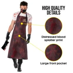 Mens Killer Butcher Costume 15 Mens Killer Butcher Costume -Angels Face Negozio mcmkb killer butcher men 22