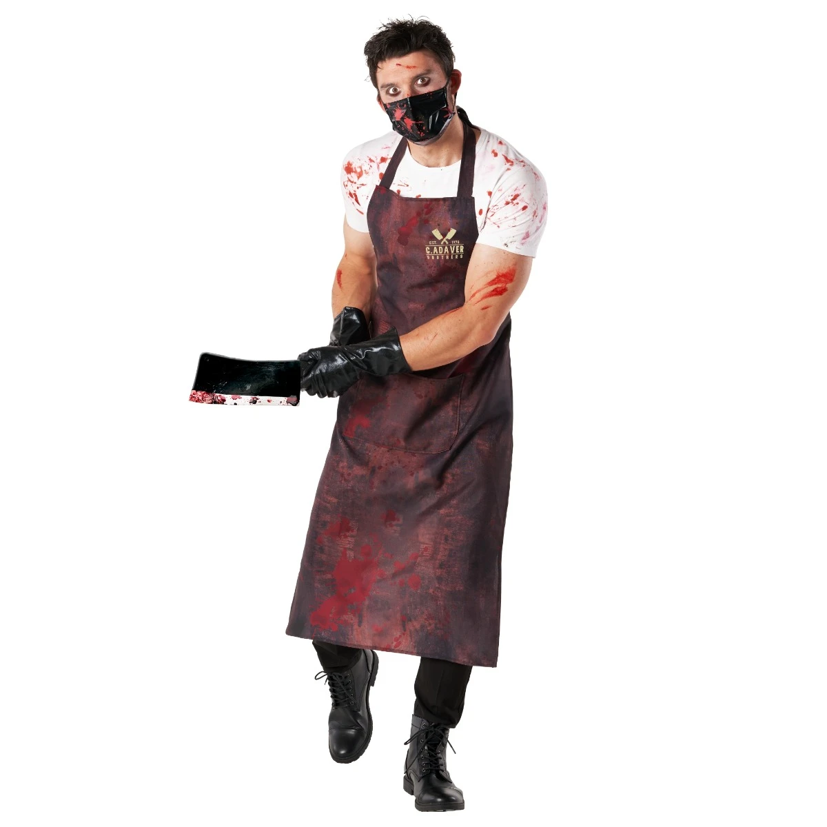 Mens Killer Butcher Costume 11 Mens Killer Butcher Costume - immagine 9