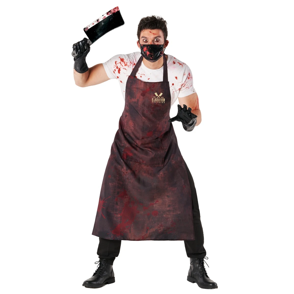Mens Killer Butcher Costume 3 Mens Killer Butcher Costume