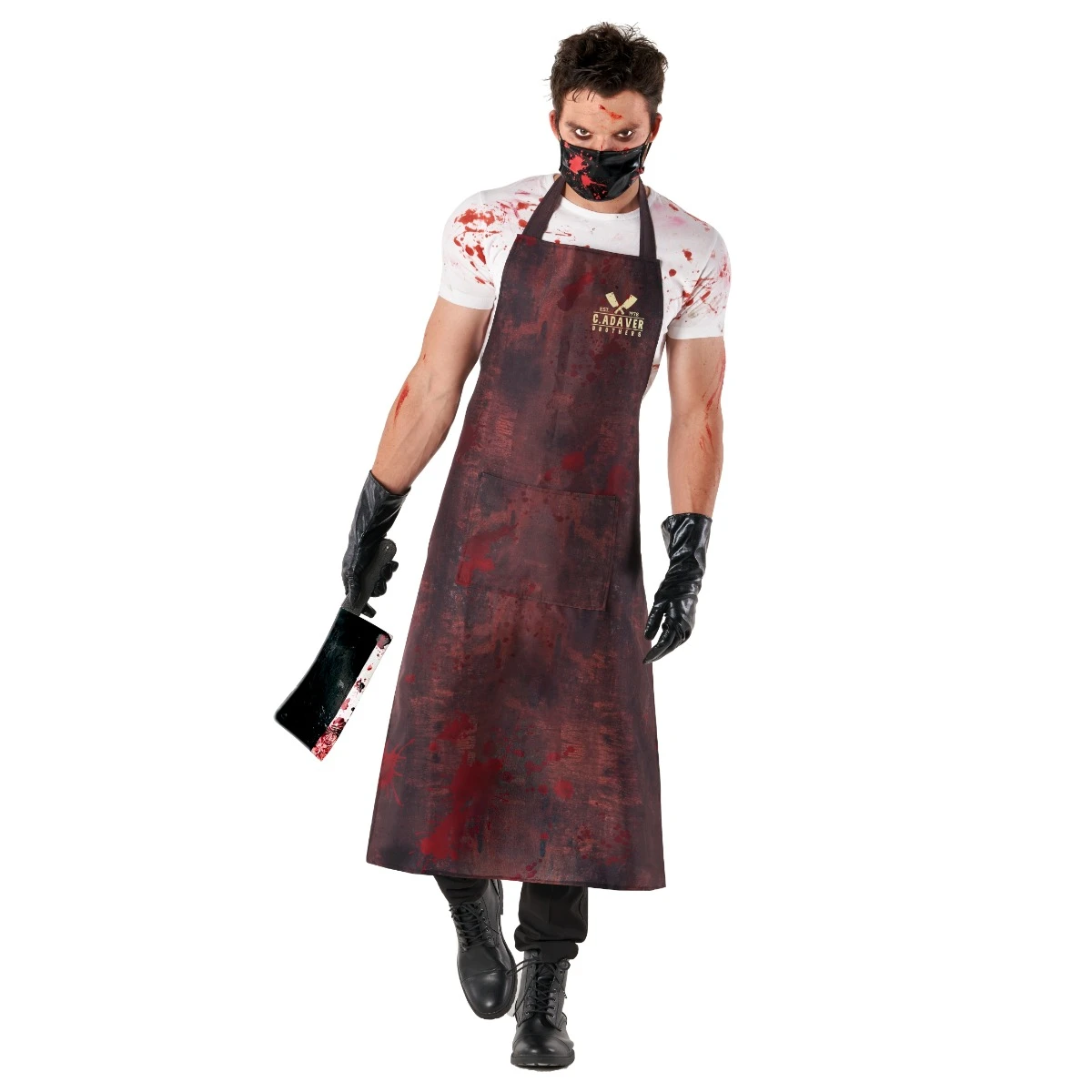 Mens Killer Butcher Costume 12 Mens Killer Butcher Costume - immagine 10