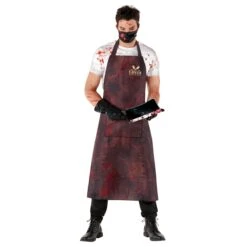 Mens Killer Butcher Costume 23 Mens Killer Butcher Costume -Angels Face Negozio mcmkb killer butcher men 5