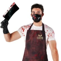 Mens Killer Butcher Costume 17 Mens Killer Butcher Costume -Angels Face Negozio mcmkb killer butcher men 7