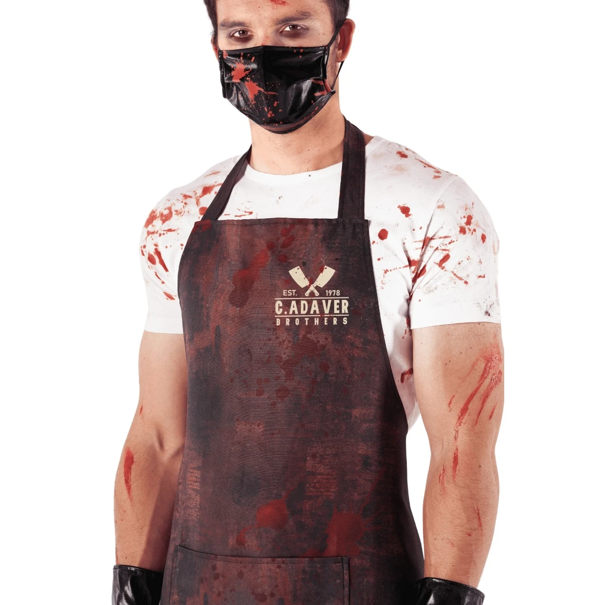Mens Killer Butcher Costume 9 Mens Killer Butcher Costume - immagine 7