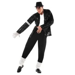 Re Del Pop Costume Per Uomini -Angels Face Negozio mcmkp 01