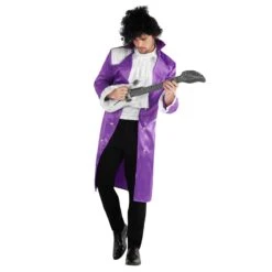 Costume Da Principe Viola Della Musica Pop Anni '80 Da Uomo -Angels Face Negozio mcmppp purple prince of pop 2