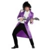 Costume Da Principe Viola Della Musica Pop Anni '80 Da Uomo -Angels Face Negozio mcmppp purple prince of pop 3