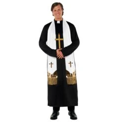 Costume Religiosa Sacerdote Per Uomini -Angels Face Negozio mcmrp religious priest adult 2