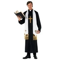 Costume Religiosa Sacerdote Per Uomini -Angels Face Negozio mcmrp religious priest adult 5