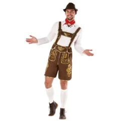 Mens Traditional Lederhosen Costume -Angels Face Negozio mcmtlh traditional lederhosen men 05