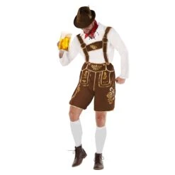 Mens Traditional Lederhosen Costume -Angels Face Negozio mcmtlh traditional lederhosen men 06