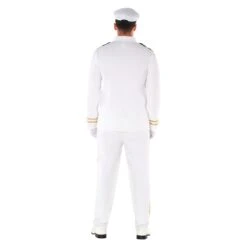 Costume Da Ufficiale Bianco Per Uomo -Angels Face Negozio mcmwo naval officer back