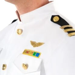 Costume Da Ufficiale Bianco Per Uomo -Angels Face Negozio mcmwo naval officer closeup