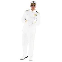 Costume Da Ufficiale Bianco Per Uomo -Angels Face Negozio mcmwo naval officer secondary 01