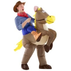 Costume Gonfiabile Cavallo Cavalcabile Adulto 12 Costume Gonfiabile Cavallo Cavalcabile Adulto -Angels Face Negozio mcroiho horse ride on inflatable 3