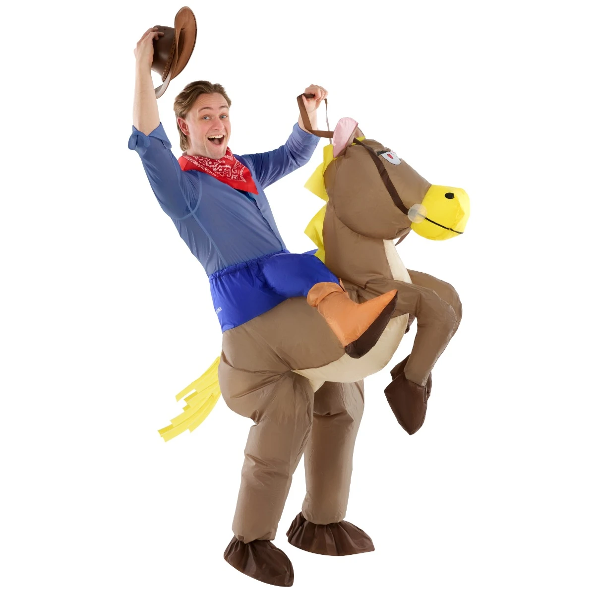 Costume Gonfiabile Cavallo Cavalcabile Adulto 8 Costume Gonfiabile Cavallo Cavalcabile Adulto - immagine 6