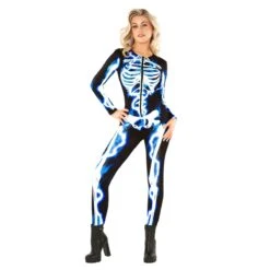 Womens Electric Skeleton Costume 16 Womens Electric Skeleton Costume -Angels Face Negozio mcwbske electric skeleton jumpsuit adult 06