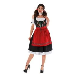 Costume Bavarese Lungo Per Donna -Angels Face Negozio mcwdbl bavarian long dress womens2 1