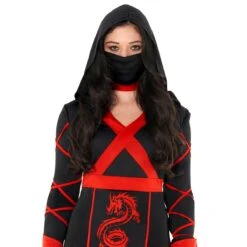 Costume Da Donna Dragon Ninja Playsuit -Angels Face Negozio mcwdn dragon ninja women feature secondary