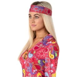 Costume Hippie Donna Viola -Angels Face Negozio mcwph womens willow hippie flares 7