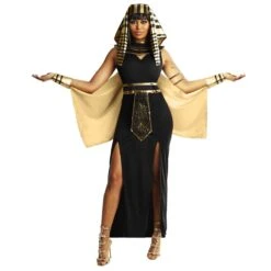 Womens Egyptian Pharaoh Queen Costume -Angels Face Negozio mcwphq pharao queen women 1