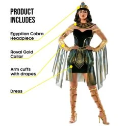 Costume Egiziano Della Regina Del Nilo Per Le Donne 12 Costume Egiziano Della Regina Del Nilo Per Le Donne -Angels Face Negozio mcwqnn queen of the nile adult 08