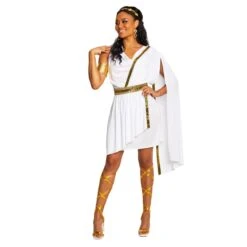Costume Da Toga Romana Bianca Per Donna 11 Costume Da Toga Romana Bianca Per Donna -Angels Face Negozio mcwrt roman togra dress 3