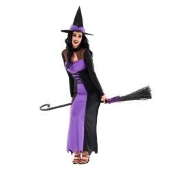 Costume Da Strega Viola Per Donna -Angels Face Negozio mcwwwp wicked witch purple adult 02 7