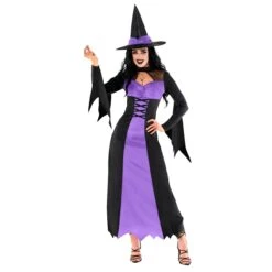 Costume Da Strega Viola Per Donna -Angels Face Negozio mcwwwp wicked witch purple adult 05 1
