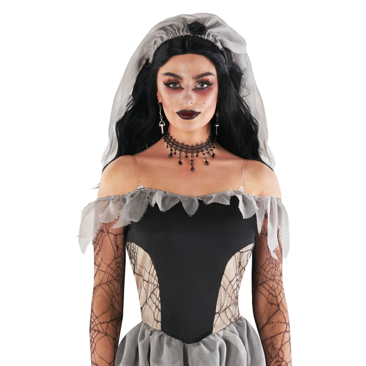 Costume Da Sposa Zombie Per Donna 6 Costume Da Sposa Zombie Per Donna - immagine 4