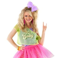 80s Neon Tutu Costume Womens -Angels Face Negozio neon 80s tutu costume womens 12