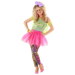80s Neon Tutu Costume Womens -Angels Face Negozio neon 80s tutu costume womens 6