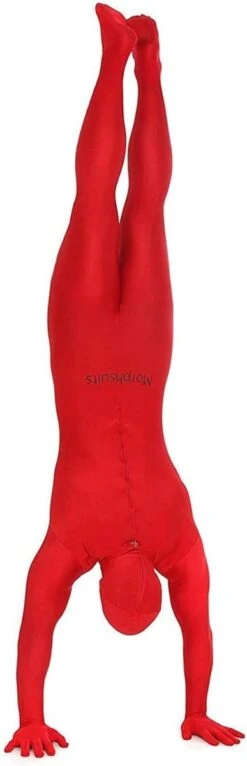 Morphsuit Rosso Adulto 10 Morphsuit Rosso Adulto -Angels Face Negozio red morphsuit handstand