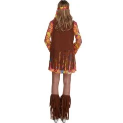 Womens Short Hippie Dress Costume -Angels Face Negozio ukg ziaw