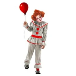 Costume Da Clown Da Film Horror Per Bambini 18 Costume Da Clown Da Film Horror Per Bambini -Angels Face Negozio wgns7 vy